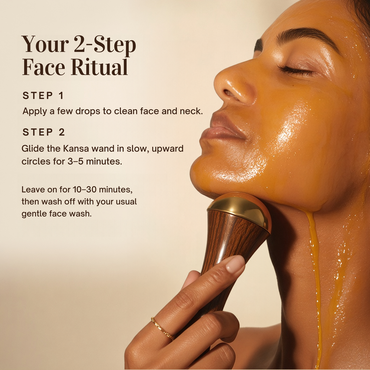 Face Ritual Set (Turmeric Glow Drops + Kansa Wand Gift Box)